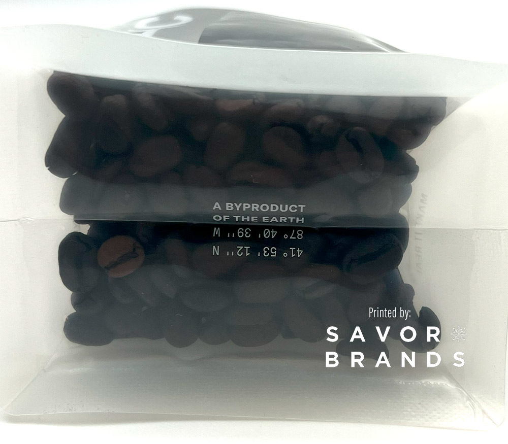 Metric Coffee bags printed by Savor Brands