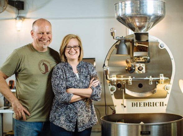 Noble Coyote Coffee Roasters Owners: Kevin and Marta Sprague.