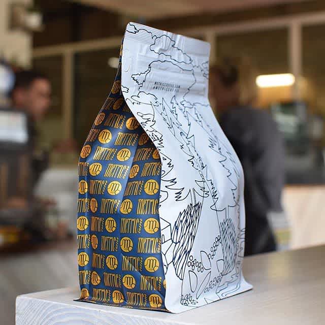The perfect meeting of old world methodology and m technology @metriccoffee, exceptionally sourced, roasted to perfection and beautifully packaged. #madebyhumans #qualityinsideout #cofeepackaging #customcoffeebags #coffeepackagingprinting 📷: @metriccoffee