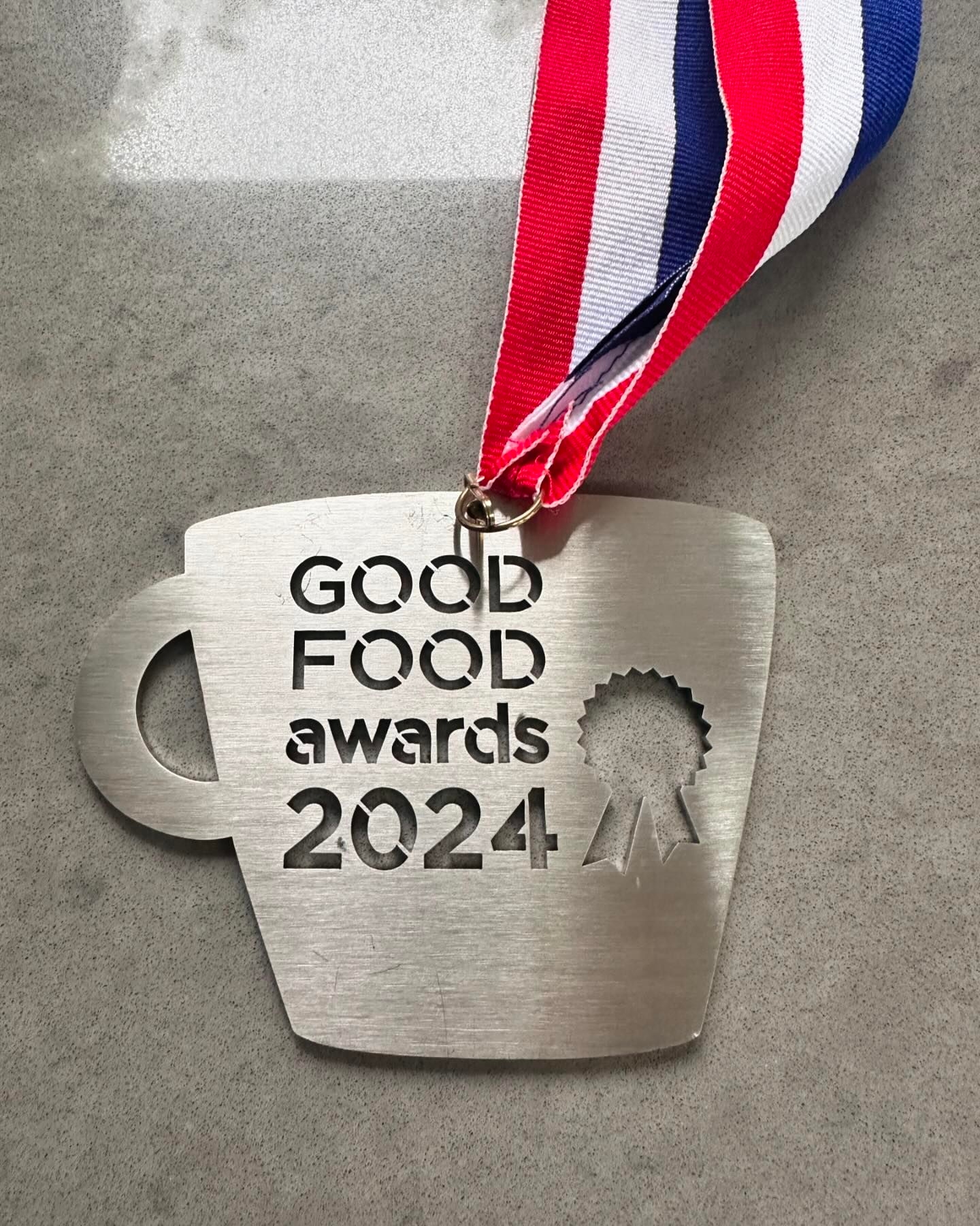 Evans Brothers Coffee's 2024 Good Food Awards Medal.