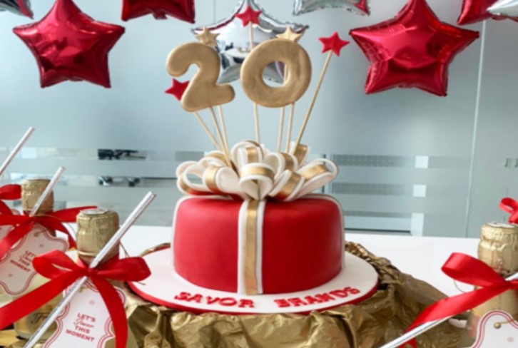 Savor Brands Celebrating 20 years.