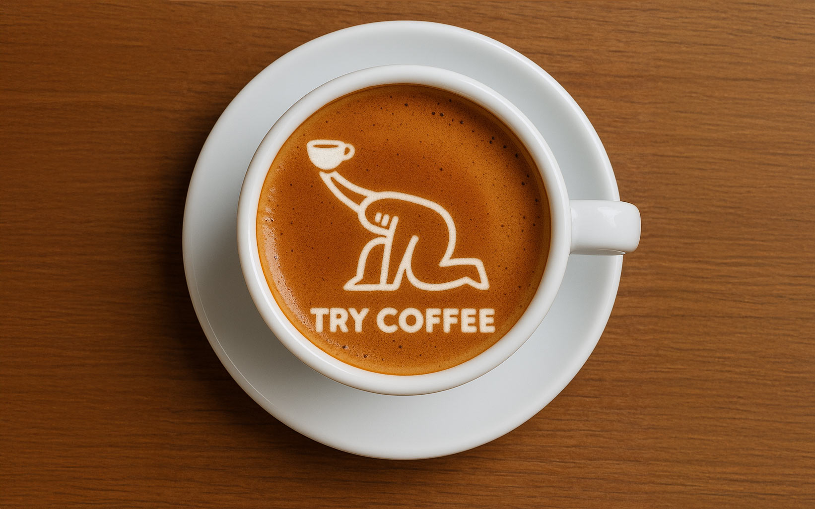 Try Coffee Logo Espresso