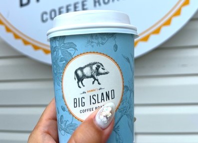 Big Island Coffee Roasters coffee cup (Hawai'i).