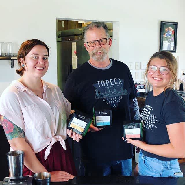 Awesome meeting Lauren &amp; Ashlynn @coffearoasterie! #SiouxFalls #drinkcoffea #specialtycoffee #coffeepackaging #customcoffeebags