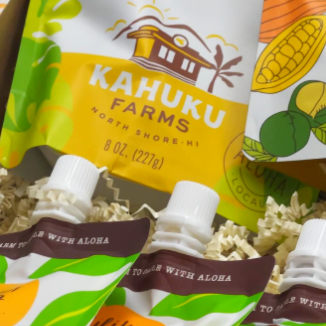 Personalized Hawaii Food Packaging Spouted Pouches Products