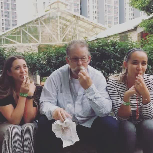 Happy Friday! After a whirlwind week visiting our factory in #Foshan, here’s Chelsea, Paul and Steph taking in the sights and sounds 🐦 #coffeetravel #friyay #coffeepackaging #customcoffeebags