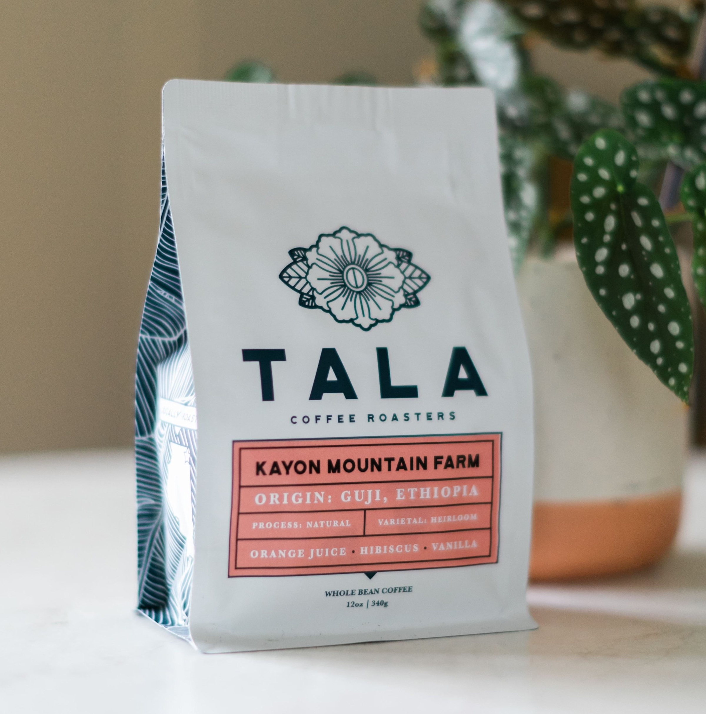 Tala Coffee Roasters' 12oz bag.