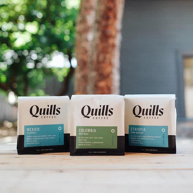 Naturally processed #coffee perfectly packaged @quillscoffee #qualityforall #greatbrandsgreatpackage #coffeepackaging #customcoffeebags #coffeepackagingprinting 📷: @quillscoffee