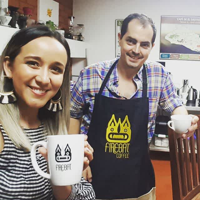 Excited for our newest project with Rodrigo @cafecate @firebatcoffee and happy to be of service to these talented #specialtycoffee experts! #elsalvadorcoffee #coffeepackaging #customcoffeebags #coffeepackagingprinting