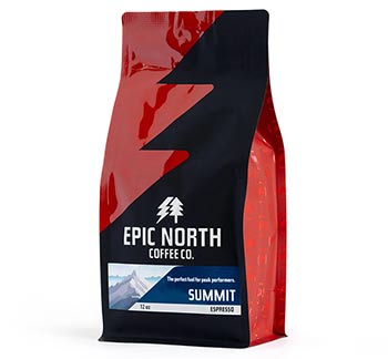 Epic North Coffee Co Bags Printed by Savor Brands