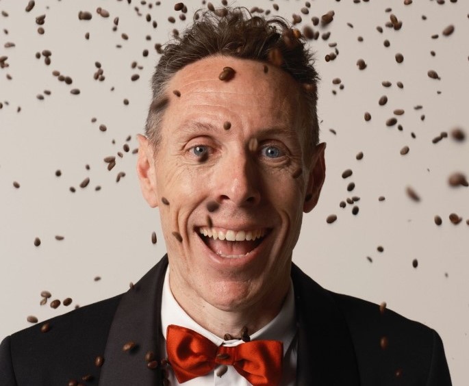 The founder of Coffee Foundation and The Mental Health Association, Damien O'Brien.