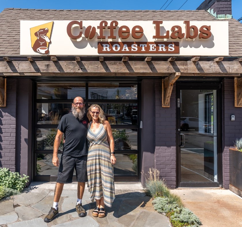 Coffee Labs Roasters owners: Mike and Alicia Love.
