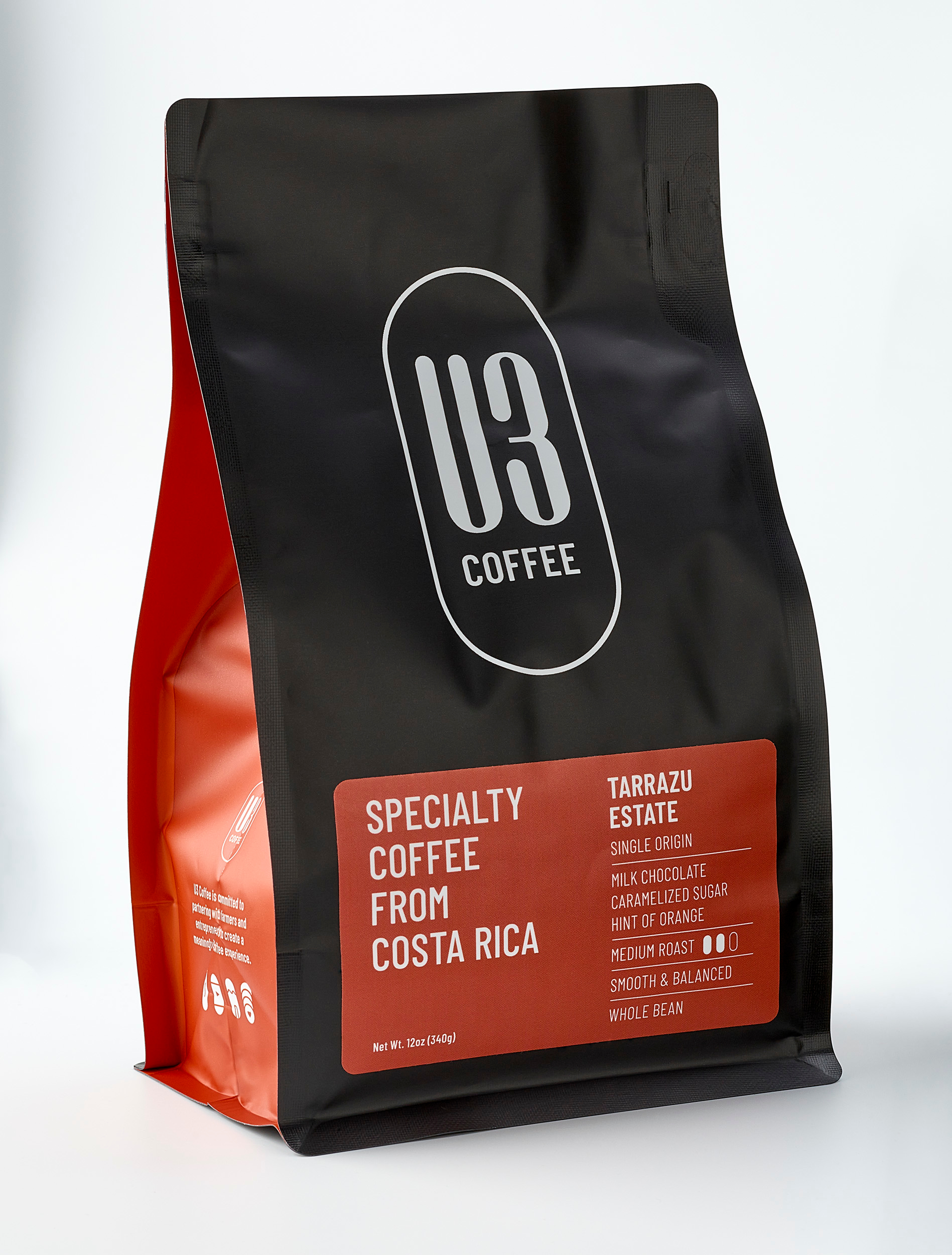 U3 Coffee 10oz bag.