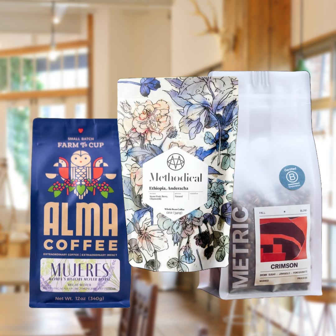 Fully customizable coffee packaging and bags in different materials