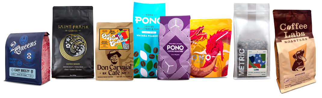 Bolsas de café chileno