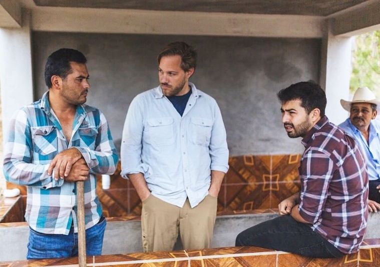 Owner of Saint Frank Coffee: Kevin Bohlin (middle).