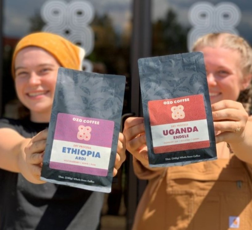 Who printed Ozo Coffee Roasters bags? Savor Brands!