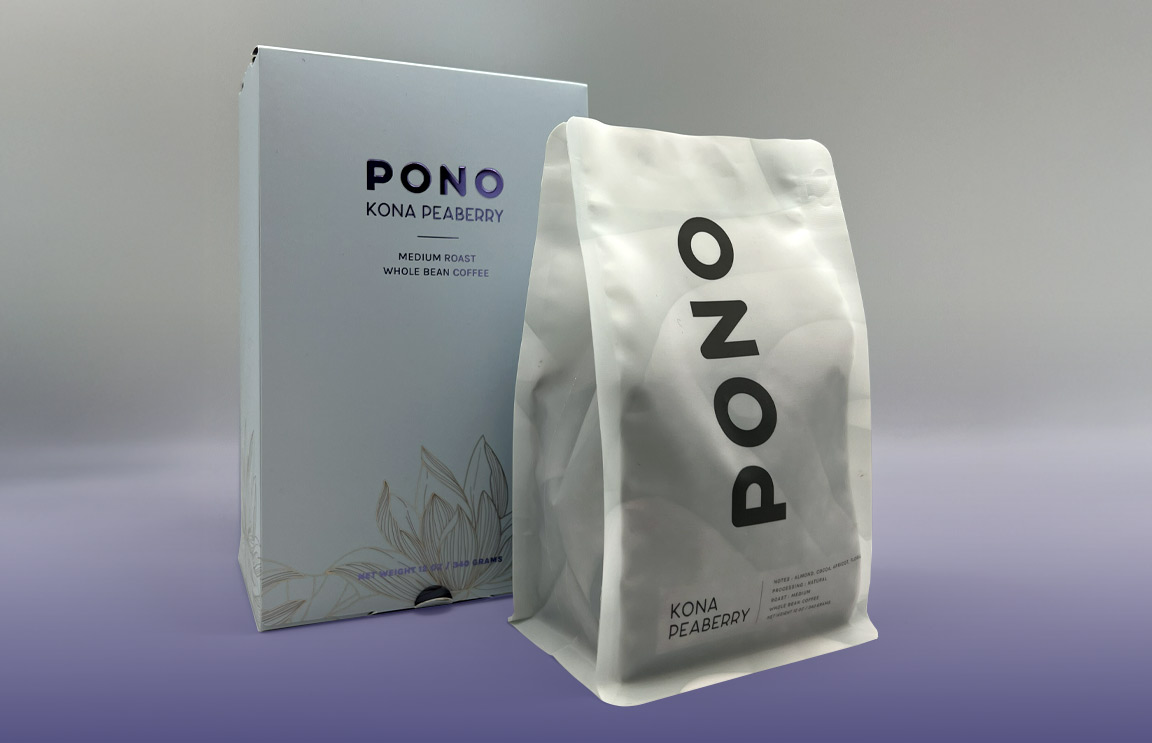 Lo Mejor de Ambos Mundos: Bolsa de Café con Sello Cuádruple y Base en Caja thumbnail