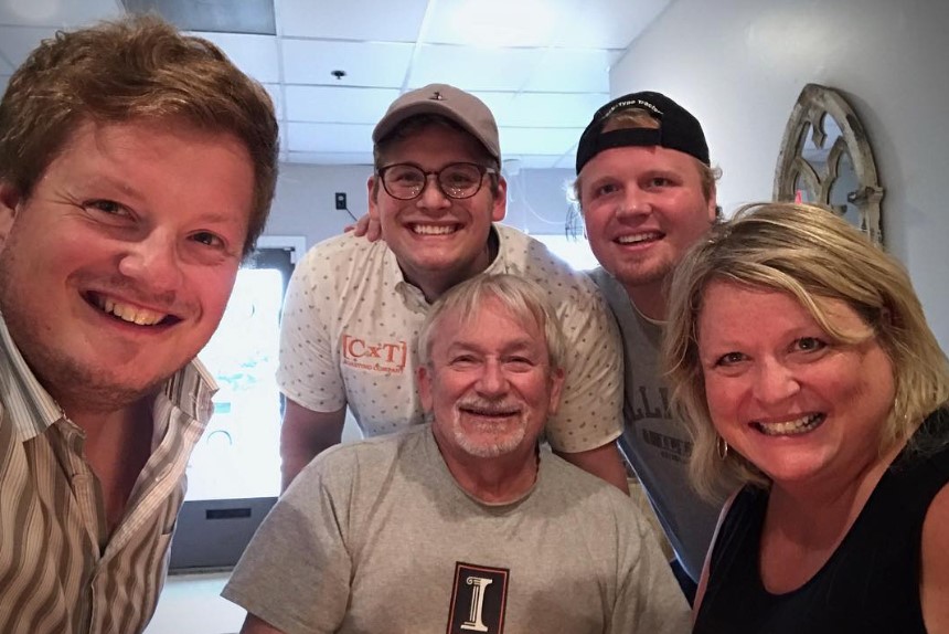 Popadziuk family (left to right): Mitch, Tristan, Chet, Kyle, and Kelly.