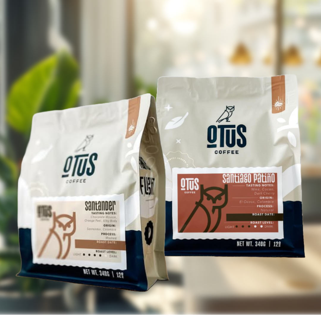 Otus Coffee's Tactile Coffee Packaging