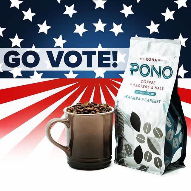 Pono = do the right thing and #vote today! #govote #wevoted #electionday #pono #savorbrands