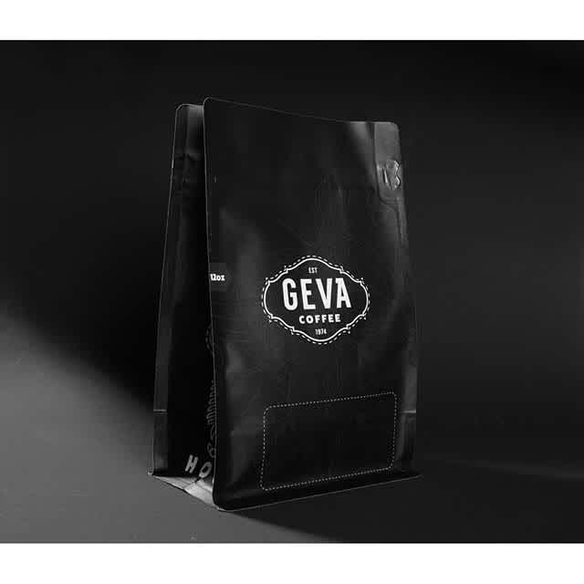 You never looked this good in black! Black on black matte finish for @geva.coffee #package #printing #blackonblack #mattefinish #coffee #coffeepackaging #savorbrands #hawaii