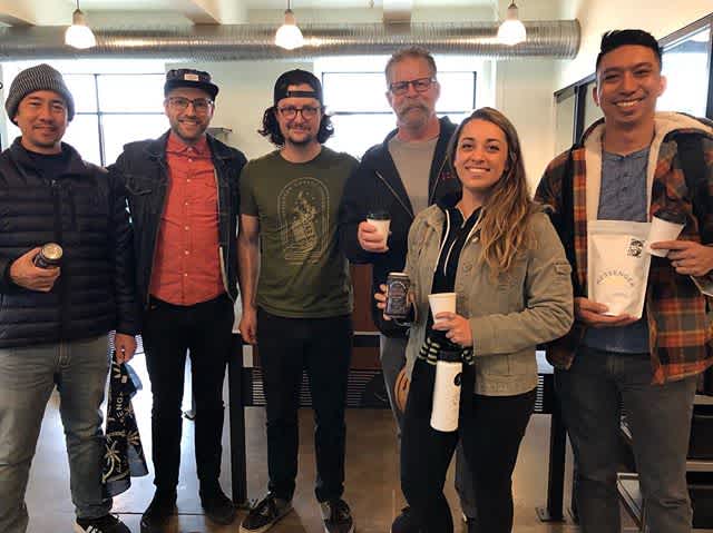 Great catching up with @messengercoffee and visiting their beautiful #roasterycafe! #specialtycoffeeroaster #kansascitycoffee #coffeeforthepeople #coffeepackaging