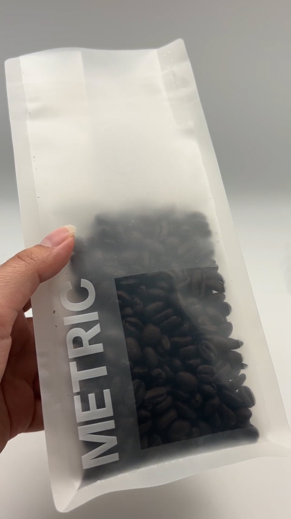 ¿Quién imprimió las bolsas de café de Metric? Savor Brands