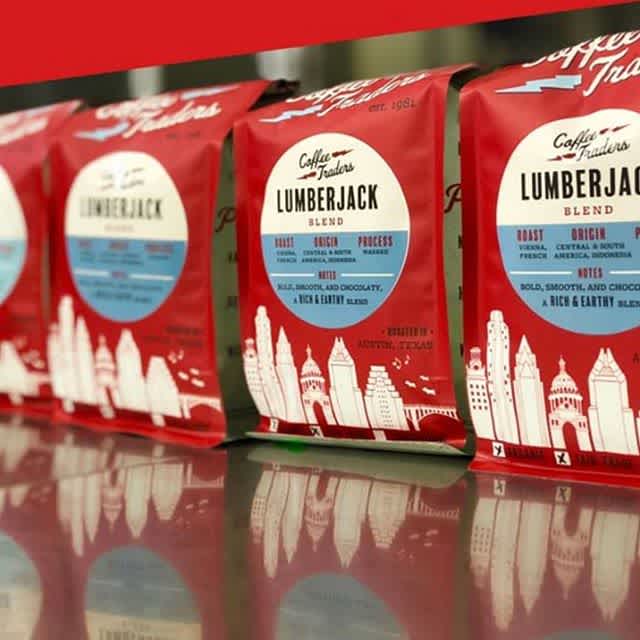 Locally roasted in #AustinTX @texascoffeetraders #freshroastedcoffee #friendliestservice #qualityinsideout #coffeepackaging 📷: @texascoffeetraders