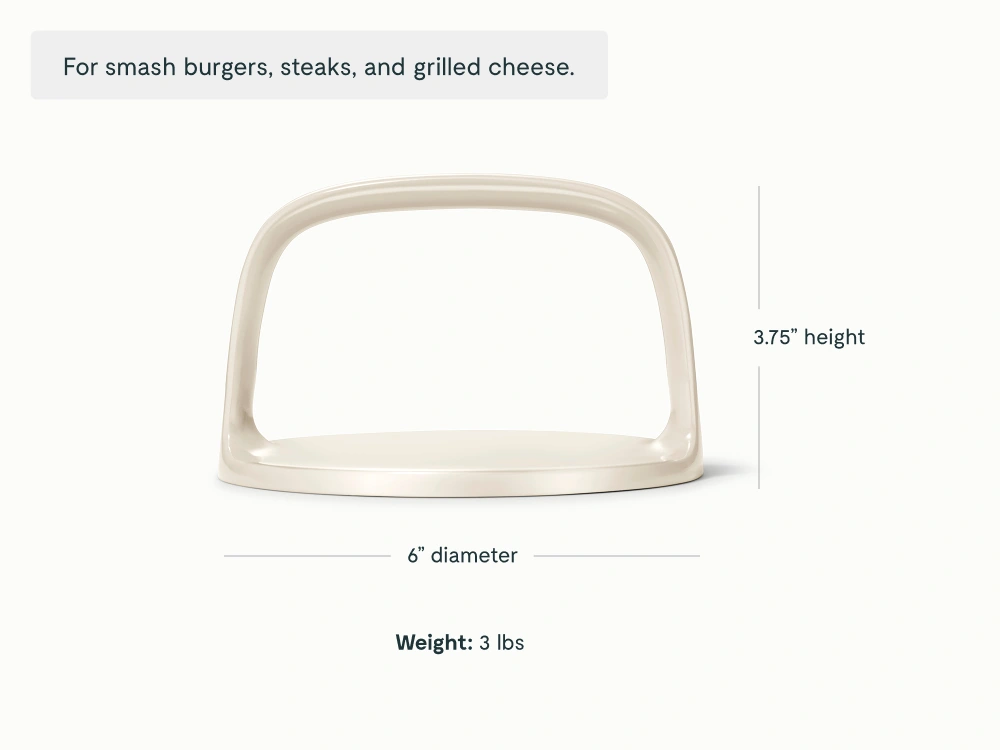 Grill Press - Cream - Detail