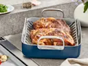 Roasting Pan - Navy - Prime Rib Roast