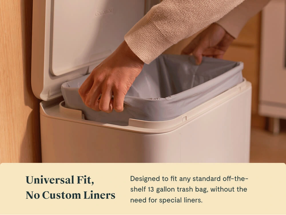 Trash Can - Rectangular - Liners Lifestyle