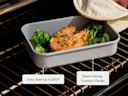 Small Rectangle Pan - Gray - Oven Lifestyle