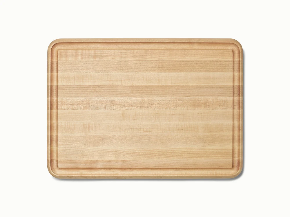 17” Prep & Serve Butcher Block - Maple - Hero
