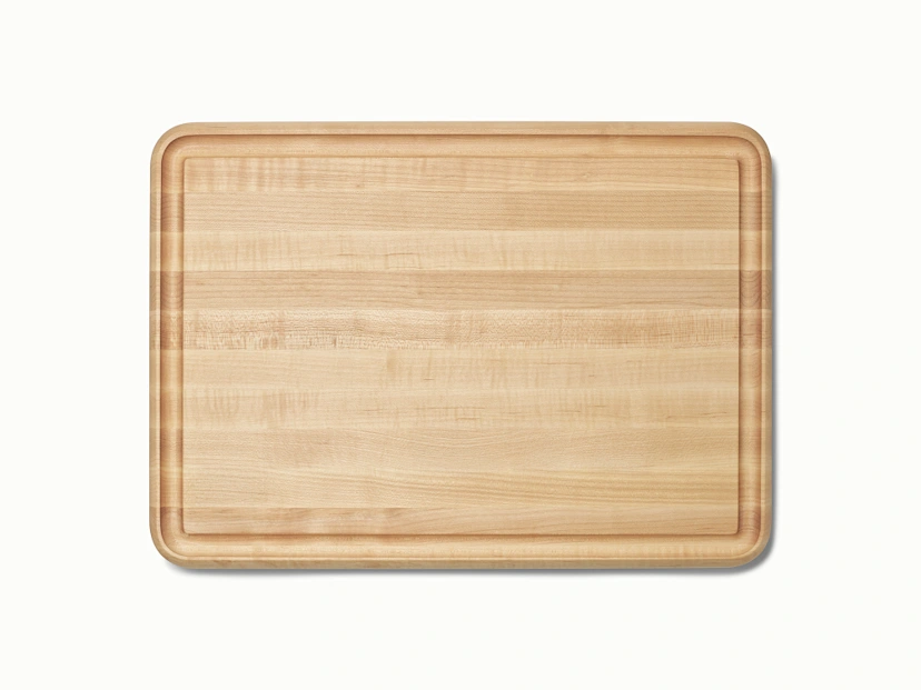 17” Prep & Serve Butcher Block - Maple - Hero