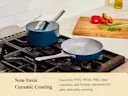 Ceramic Minis Duo - Navy - Stovetop Lifestyle