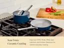 Ceramic Minis Duo - Navy - Stovetop Lifestyle