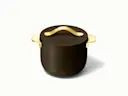Ceramic Petite Cooker - Black - Hero