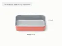 Small Rectangle Pan - Perracotta - Detail