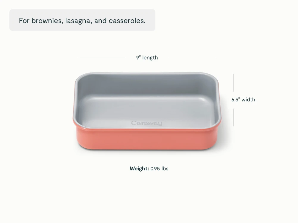 Small Rectangle Pan - Perracotta - Detail