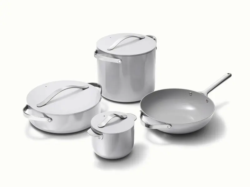 Ceramic Cookware+ Set - Gray - Hero