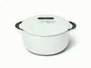 Enameled Cast Iron Dutch Oven - Light Mist - Hero