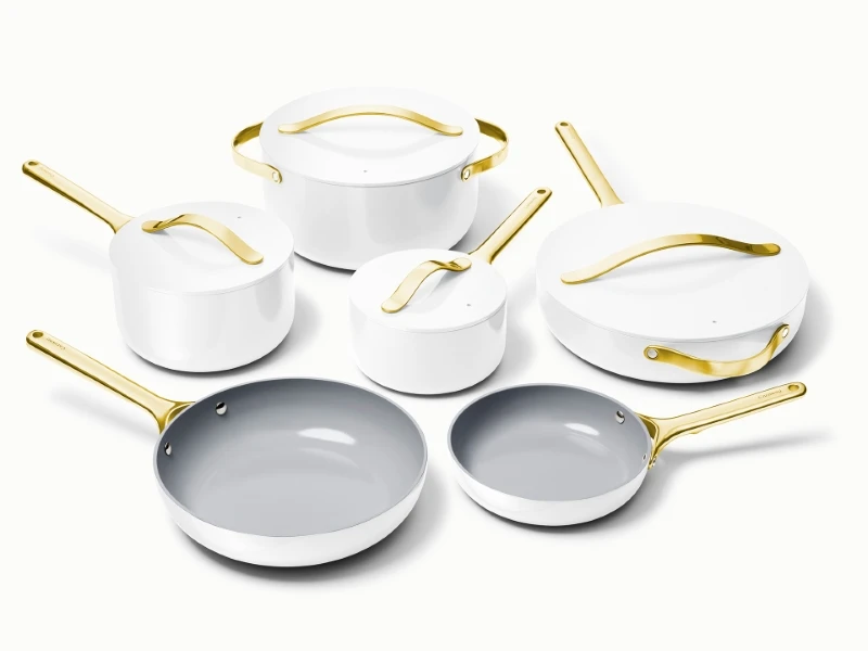 Deluxe Cookware Set - White - Hero