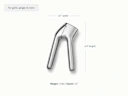 Garlic Press - Stainless Steel - Detail