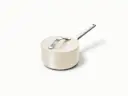 Ceramic Mini Sauce Pan - Cream - Hero