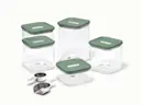 Glass Airtight Container Set - Sage - Hero