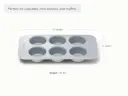 6 Cup Muffin Pan - Gray - Detail