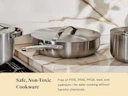 Sauté Pan - Stainless Steel - Non-Toxic Lifestyle