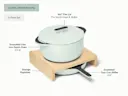 Enameled Cast Iron Skillet & Dutch Oven Duo - Mist - Detail
