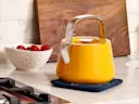 Whistling Tea Kettle - Marigold - On Potholder
